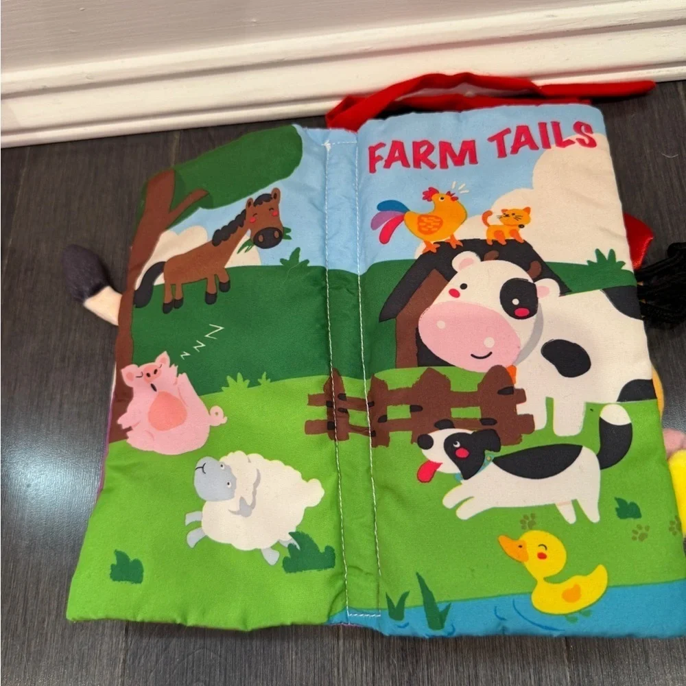 Farm Tails Colorful Farm Animal Soft Book for Babies/Kids